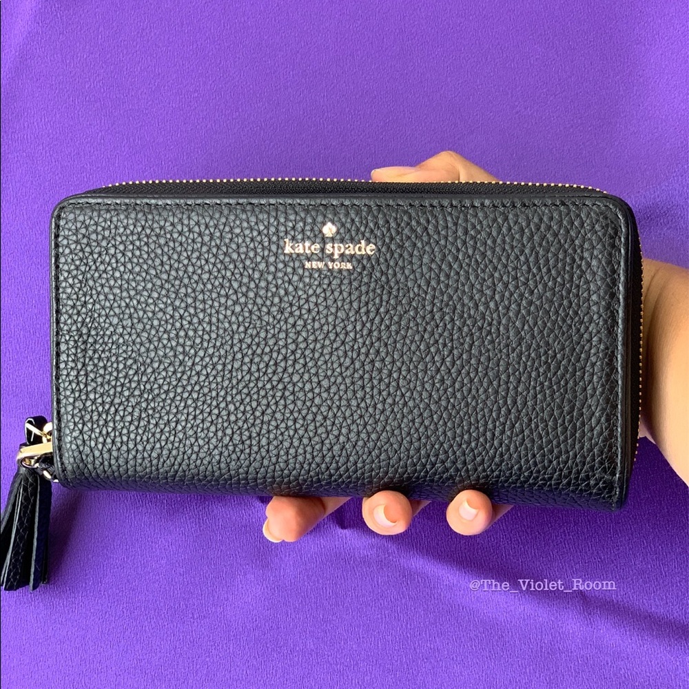 ▪️KATE SPADE▪️Black Chester Street Wallet/Wristlet - Picture 7 of 8